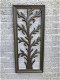 Prachtig wandornament koloniaal hout gesnedenboom - 2 - Thumbnail