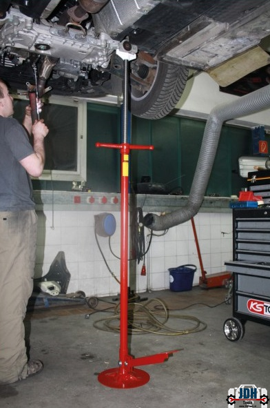 Telescopische steun met pedaal en schroefdraadspindel 750Kg JDH03663 - Afbeelding 3