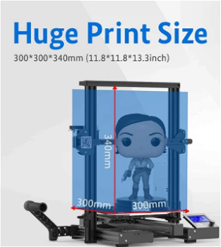 Creality 3D Ender 3 Max FDM 3D Printer, 300 x 300 x 340mm, - 1