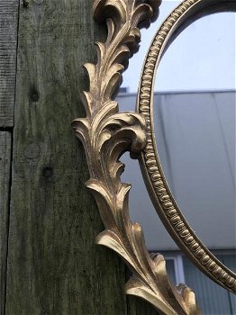 Decoratieve spiegel met 2 engelen zittend op de lijst, kado - 3