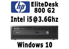 HP EliteDesk 800 G2 SFF Intel i5 @ 3.6Ghz 8GB 120GB SSD W10