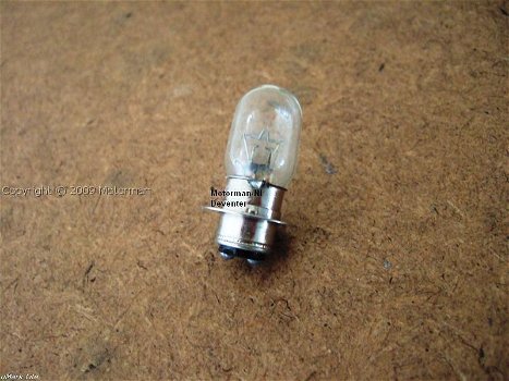 Bubble lampje 12 Volt 35/35 Watt - 1