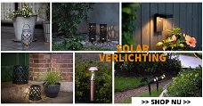 Shop online beste prijs Solar Tuinverlichting in Nederland bij PretMetLed.nl