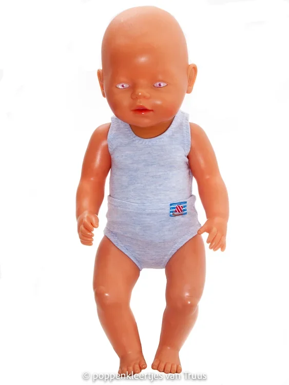 Baby Born 43 cm Jongens ondergoed/lichtblauw - nr. 1