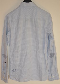 NZA blouse overhemd maat L Licht Blauw ruitje - 2