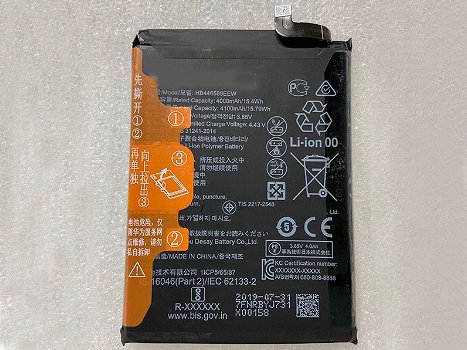 batería para celular Huawei V30pro nova6 4G HB446589ECW - 0