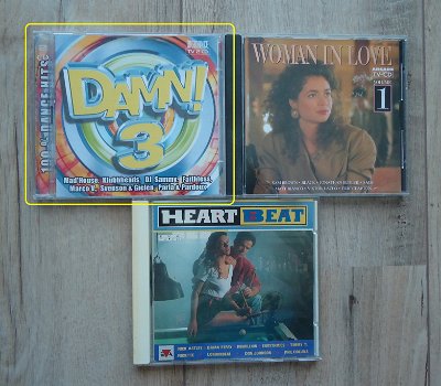 De originele dubbel-CD DAMN! 3 100% Dancehits van Digidance. - 3
