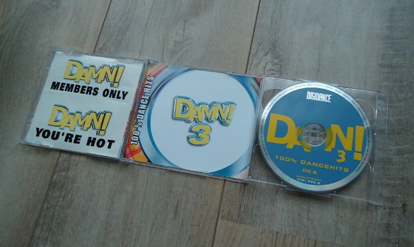 De originele dubbel-CD DAMN! 3 100% Dancehits van Digidance. - 6