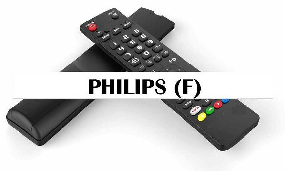 Vervangende afstandsbediening voor de Philips (F) apparatuur. - 0