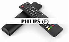 Vervangende afstandsbediening voor de Philips (F) apparatuur.