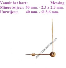 = Wijzers Franse pendule =45403