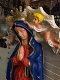 Prachtig fors Maria beeld met engelen polystone vol in kleur - 3 - Thumbnail