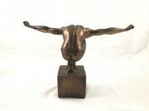 Mooi sculptuur , beeld - Olympian Man, atletische man - 5