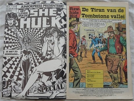 Strip Boek / Comic Book, Marvel, RAWHIDE KID, Nummer 13, Junior Press, 1981.(Nr.1) - 1