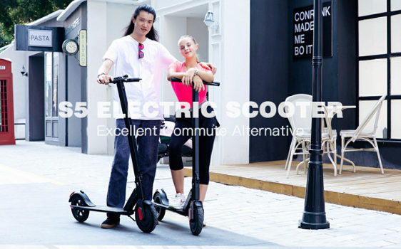 Megawheels S5S Portable Folding Electric Scooter 250W Motor - 1
