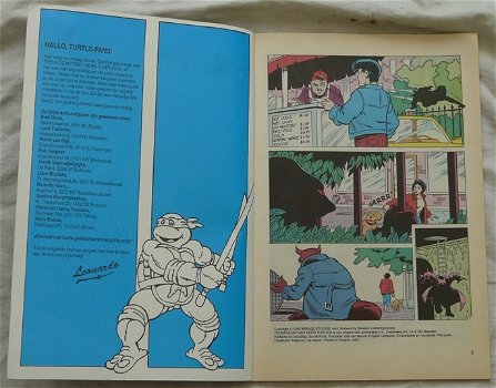 Strip Boek / Comic Book, TEENAGE MUTANT HERO TURTLES, Nummer 50, Junior Press, 1995.(Nr.1) - 1