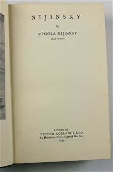 [Ballet] Nijinsky 1933 Romola Nijinsky Met stofomslag R11273 - 4