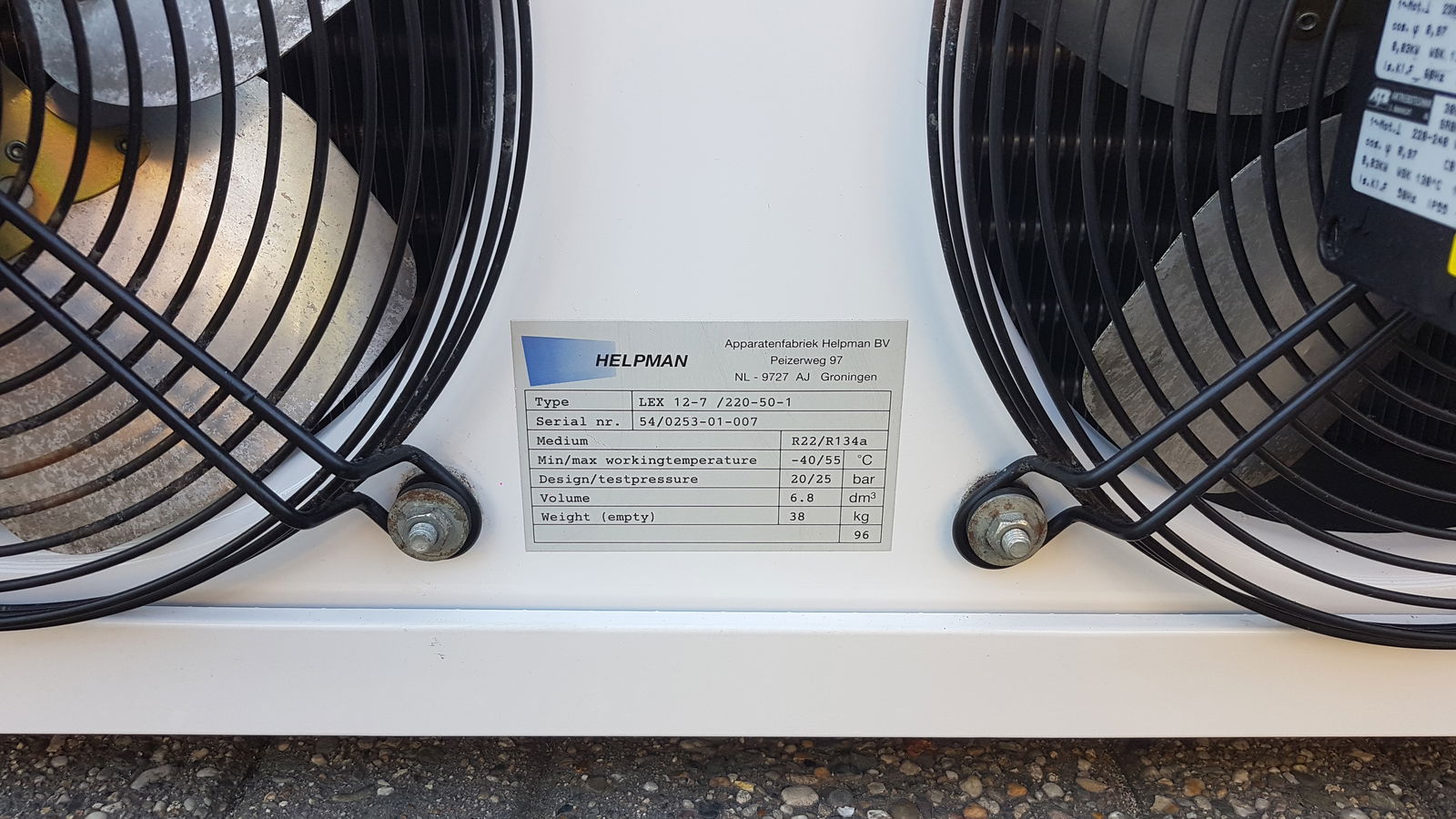 Helpman LEX 12-7 verdamper voor koelcel/koeling - Afbeelding 3