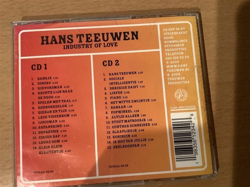 Hans Teeuwen, Industry of love (Dubbel cd) - Afbeelding 2