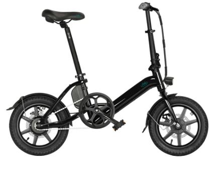 FIIDO D3 Pro Folding Electric Moped Bike 14 Inc City Bicycle - 0
