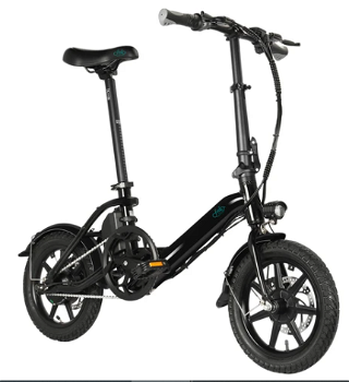 FIIDO D3 Pro Folding Electric Moped Bike 14 Inc City Bicycle - 1