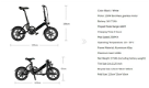 FIIDO D3 Pro Folding Electric Moped Bike 14 Inc City Bicycle - 4 - Thumbnail