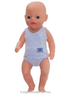 Baby Born Soft 36 cm Ondergoed/lichtblauw