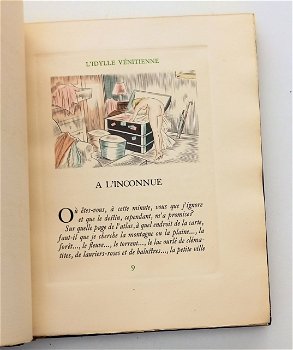 [Reliure Georges Cours] L’Idylle Venitienne 1945 Soulages - 5