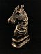 Mooi beeld van een paard, brons-look, van gietijzer-kado - 1 - Thumbnail