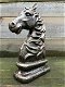 Mooi beeld van een paard, brons-look, van gietijzer-kado - 6 - Thumbnail