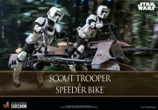 Hot Toys Star Wars ROTJ Scout Trooper and Speeder Bike MMS612