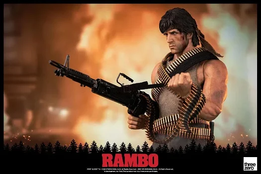 ThreeZero - Rambo: First Blood Action Figure John Rambo - 1
