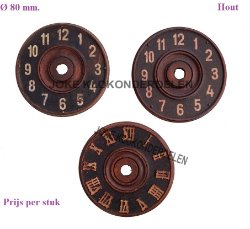 = Wijzerplaat koekoek = hout =45419