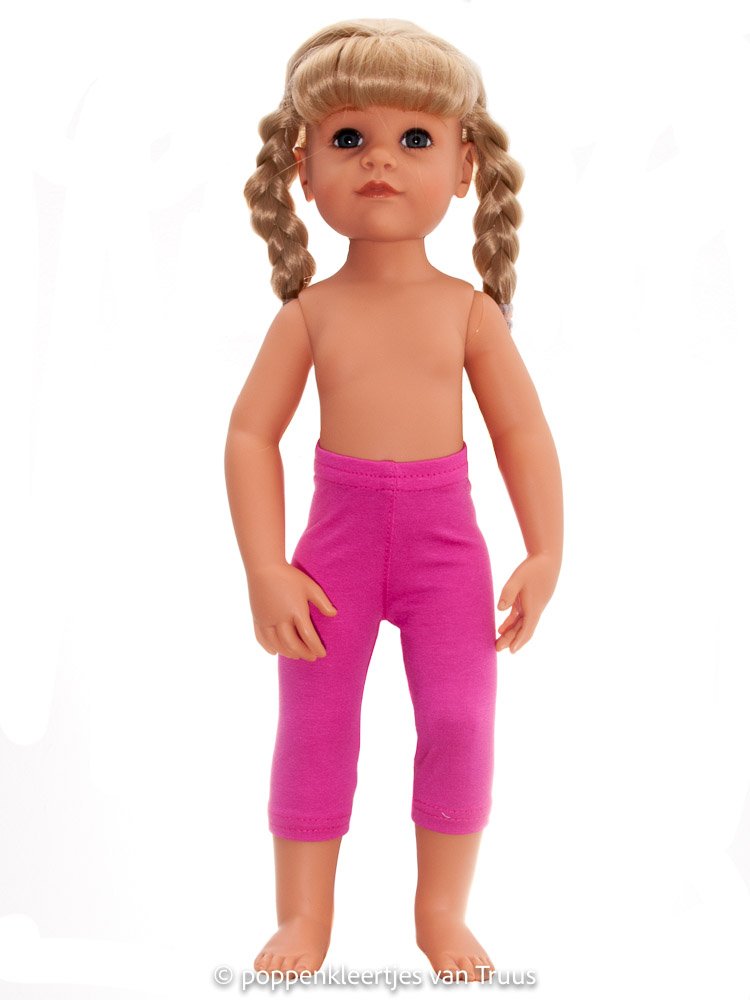 Götz pop Hannah 50 cm Setje vlinders/blauw/fuchsia - Afbeelding 3