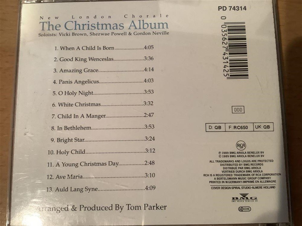 New London Chorale, The Christmas Album - Afbeelding 2