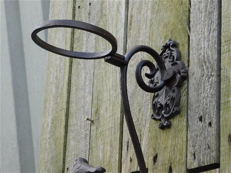 Bloempothouder voor aan de muur, sierlijke tuin deco-kado - 1