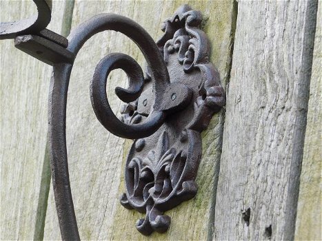 Bloempothouder voor aan de muur, sierlijke tuin deco-kado - 2