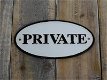 Bordje- PRIVATE - voor op de deur - kado -prive - 0 - Thumbnail