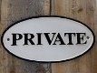 Bordje- PRIVATE - voor op de deur - kado -prive - 2 - Thumbnail