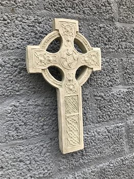 Keltisch kruis, grafdecoratie, stenen kruis antiek - graf - 0
