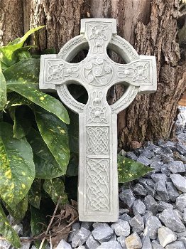 Keltisch kruis, grafdecoratie, stenen kruis antiek - graf - 2