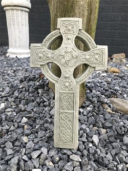 Keltisch kruis, grafdecoratie, stenen kruis antiek - graf - 4
