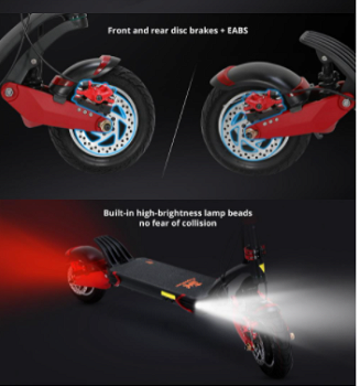 KUGOOKirin G1 1000W Speed 65km/h Max 65km Range Scooter... - 5