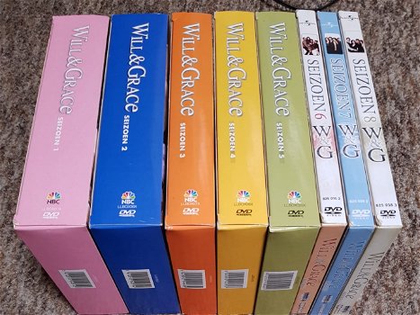 30 dvd's Will & Grace seizoen 1 t/m 8 - 3