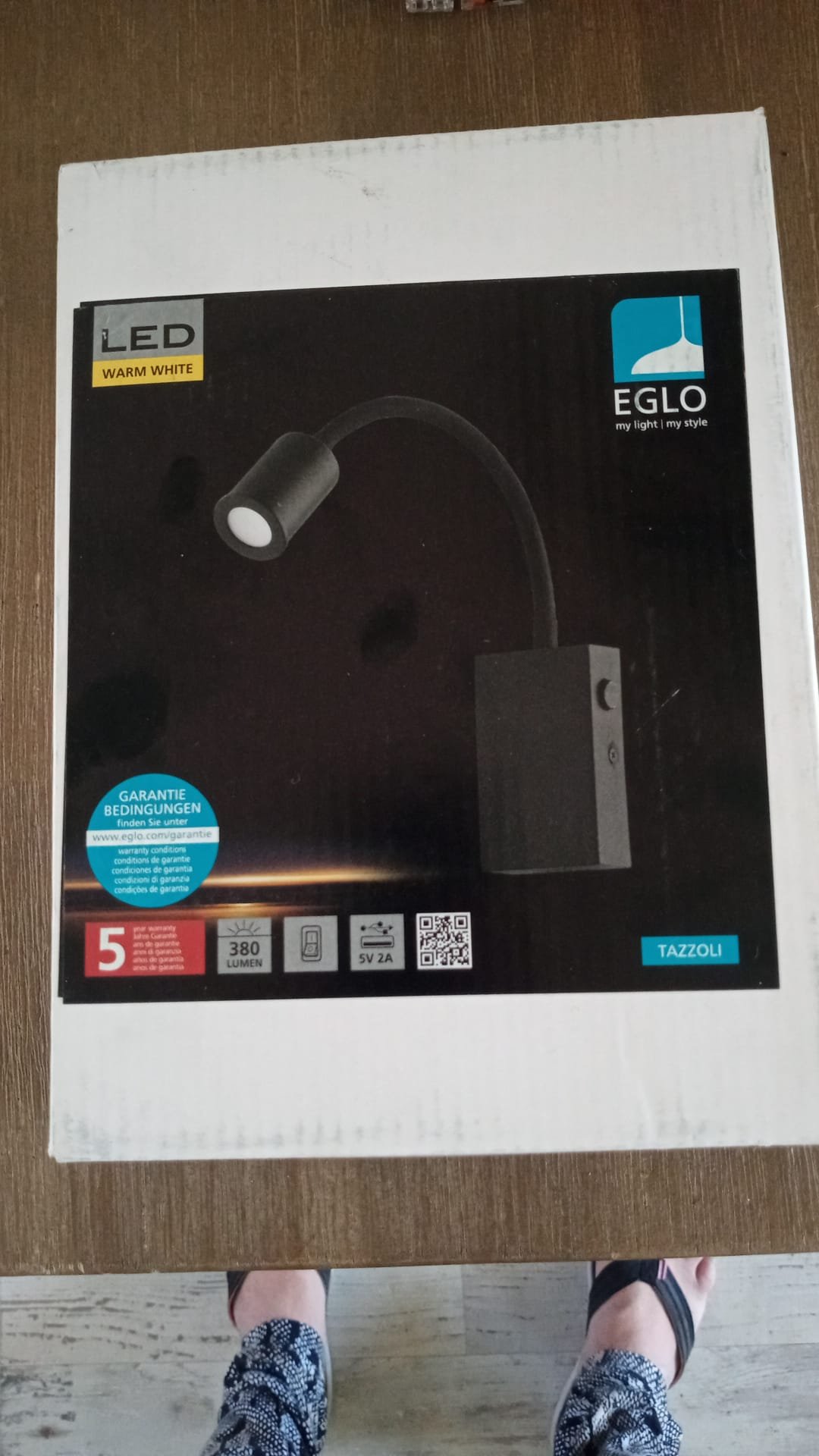 Nieuw EGLO Tazzoli Wandlamp - nr. 1