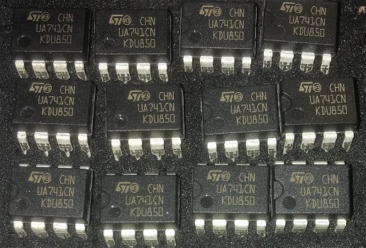 OP-AMP uA741, TL071 en TL074 (DIL 8 / DIL14 uitv.) - 0