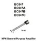 Transistoren BC547B (NPN) , BC557B (PNP) in TO92 behuizing. - 2 - Thumbnail