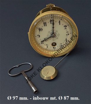 = Pendule uurwerk = Japy Fréres =45455 - 0