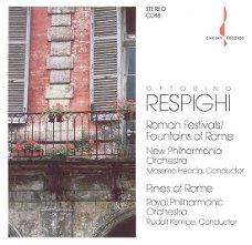 Massimo Freccia  -  Ottorino Respighi – Roman Festivals, Fountains, The Pines  (CD)