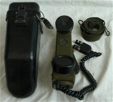 Veld Telefoon / Field Telephone Set, type: TA-1/PT, US Army, met container, jaren'60/'70.(Nr.8)  